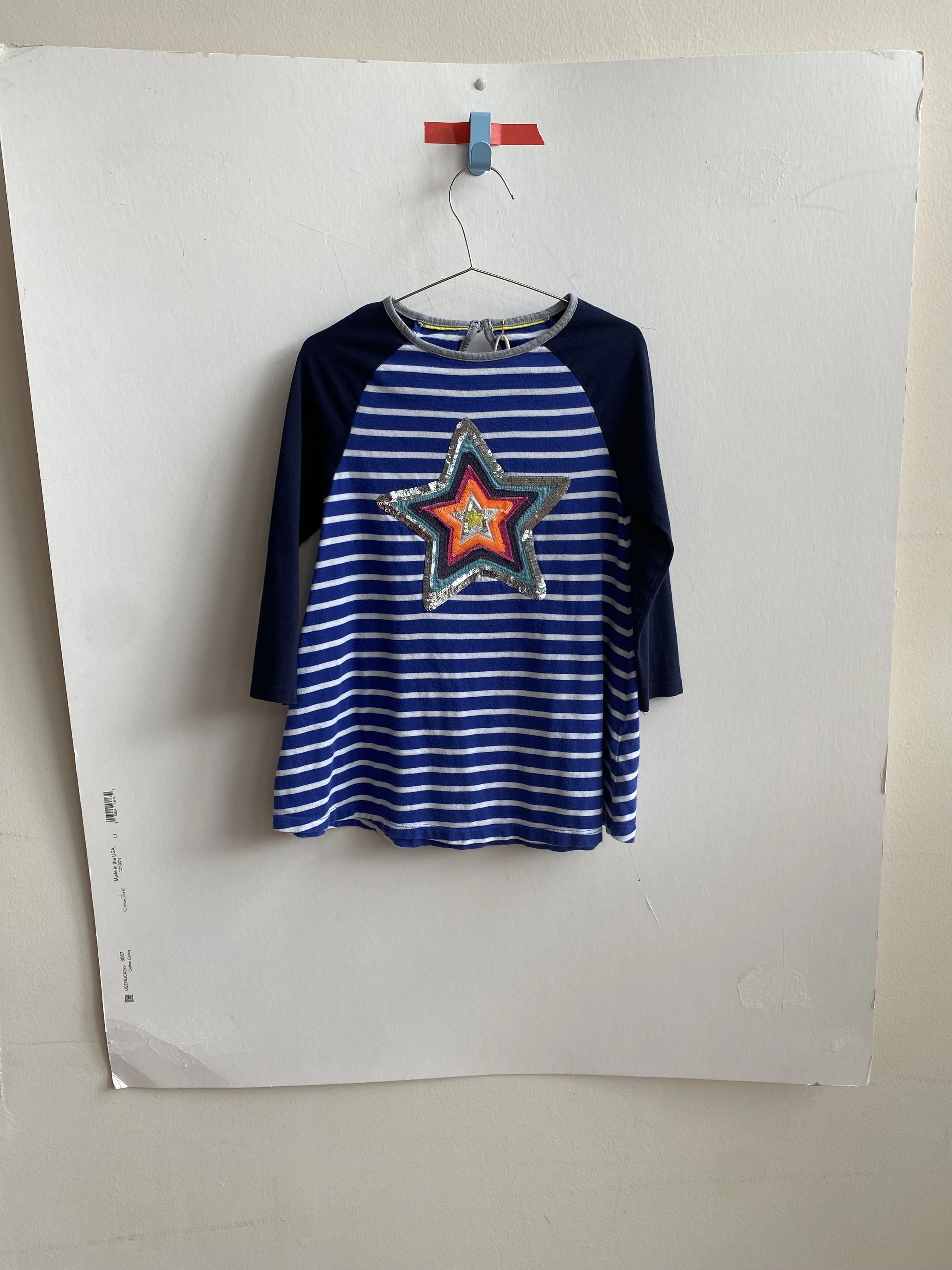 Mini Boden Star Long Sleeve Shirt 3-4Y