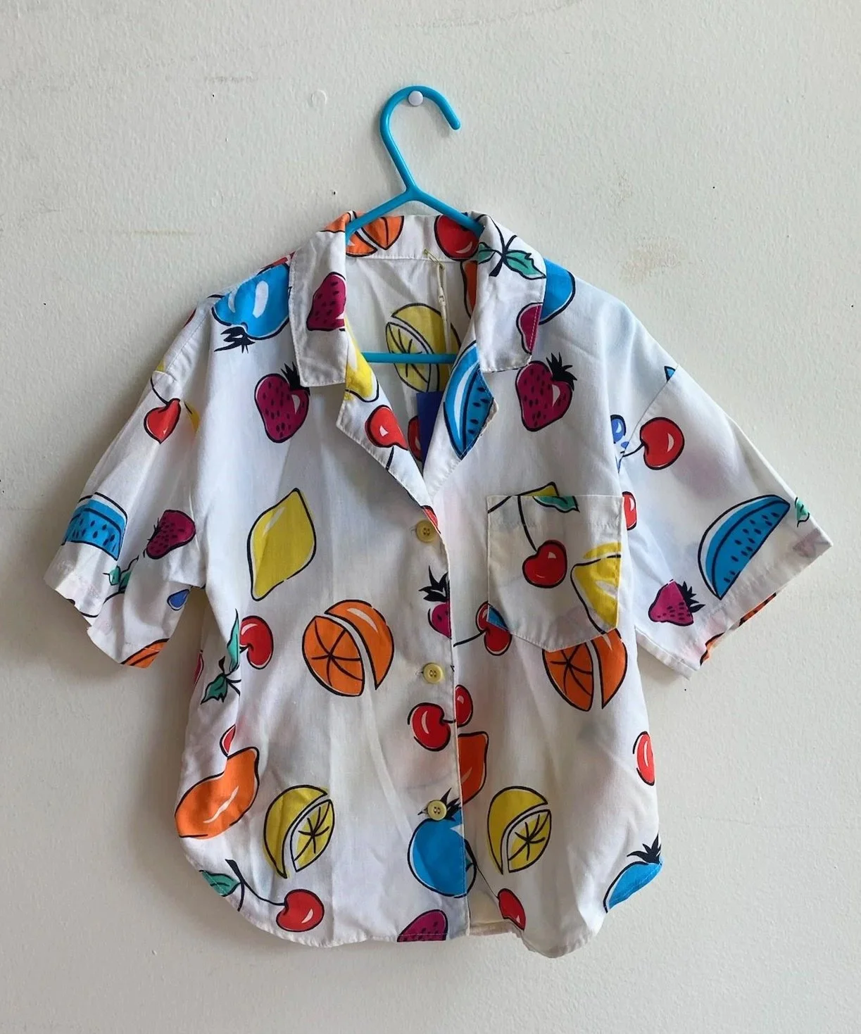 Vintage Handmade Fruit Shirt 5-6Y