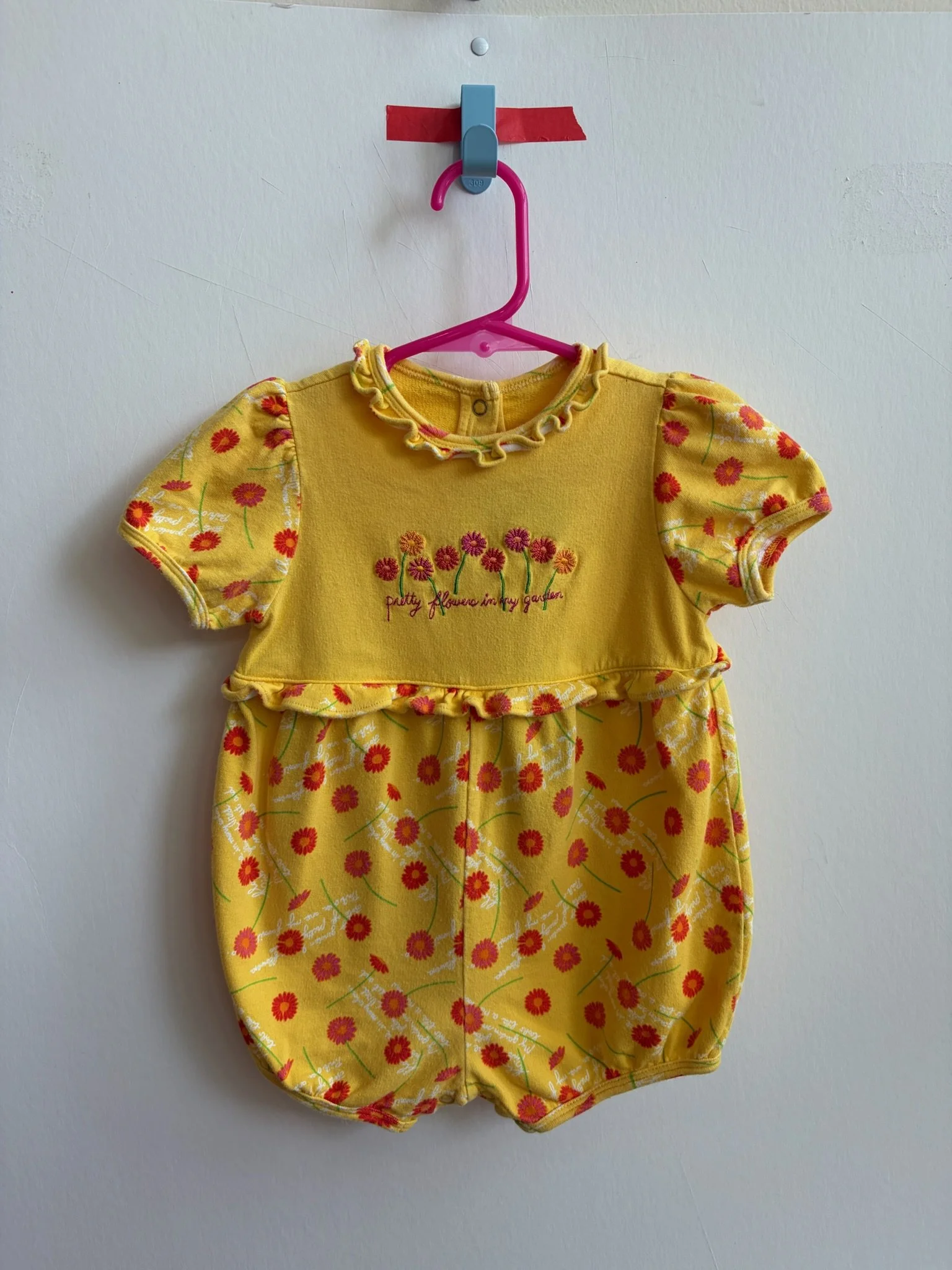 Gymboree Floral One Piece Romper
