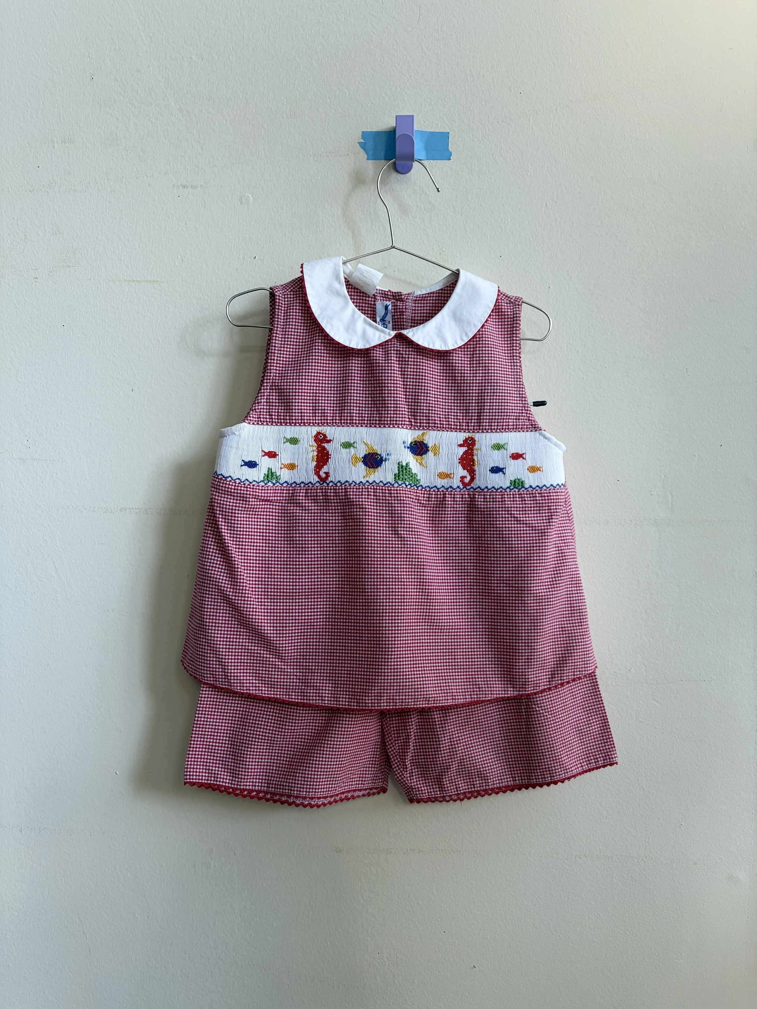 Mother Goose Hand Smocked Set 6Y