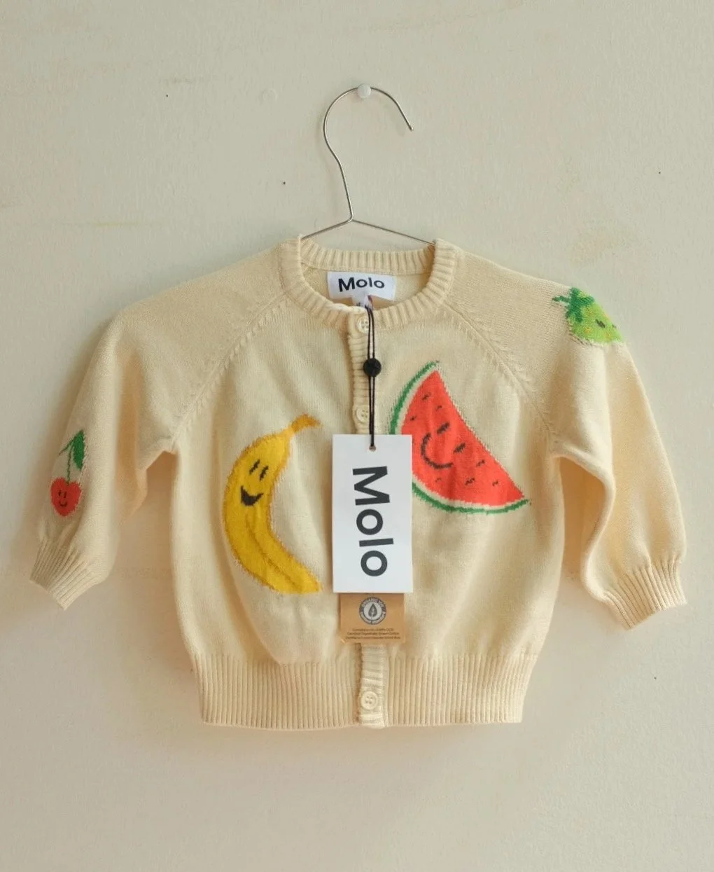 MOLO Fruit Cardigan 3-6M - NWT