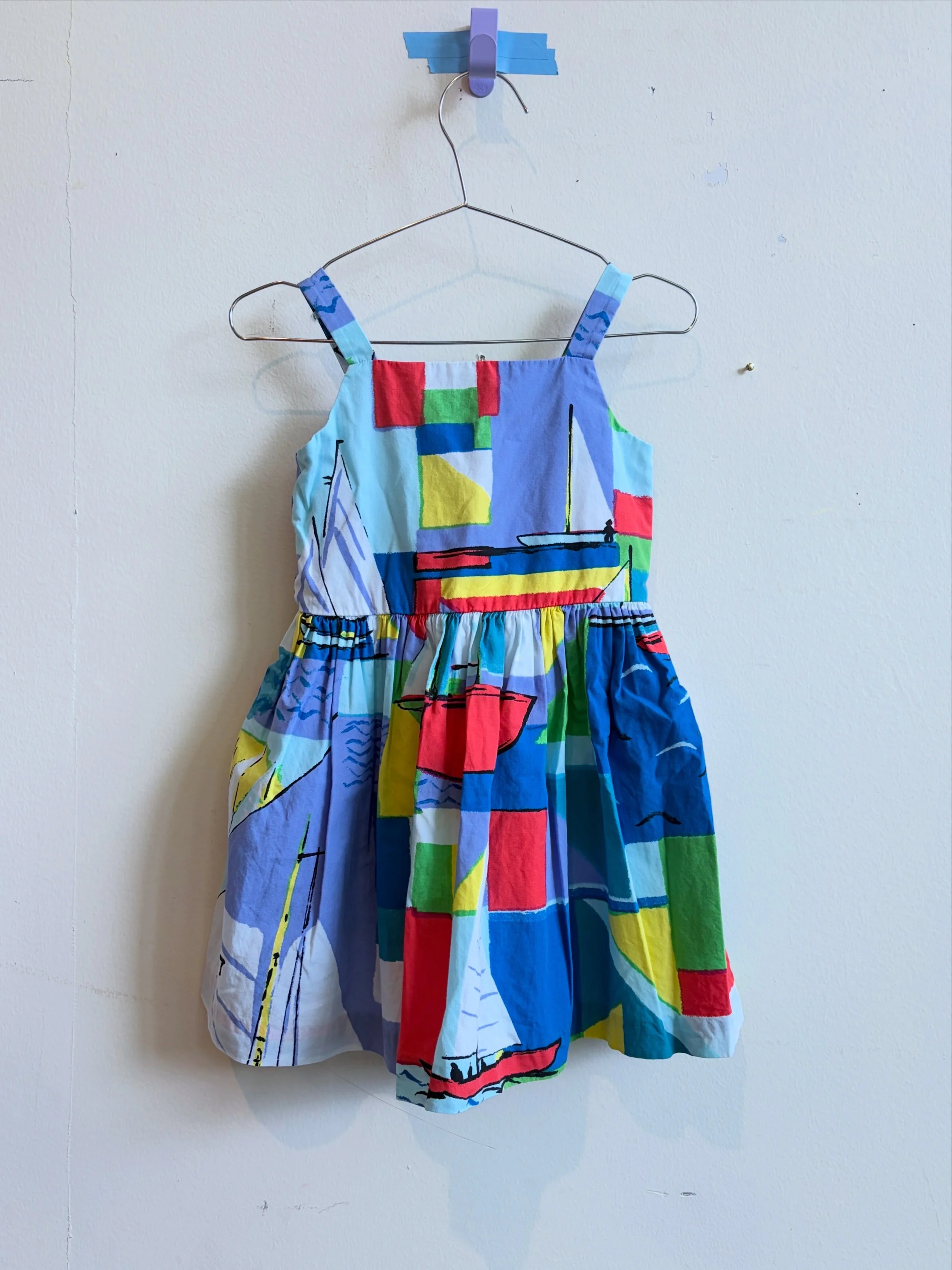 Ralph Lauren Geometric Sailboat dress with bloomers sz 24 months