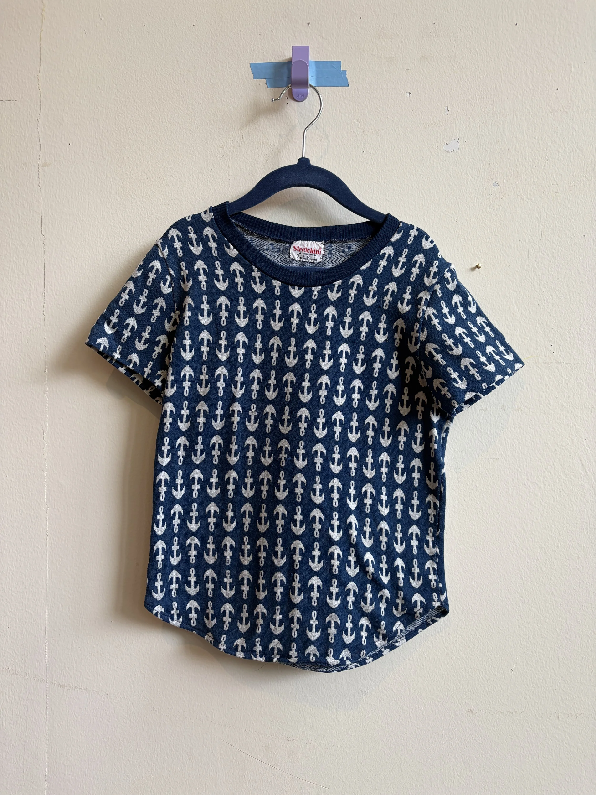 Stretchini Anchor Heavy Knit Top sz 6