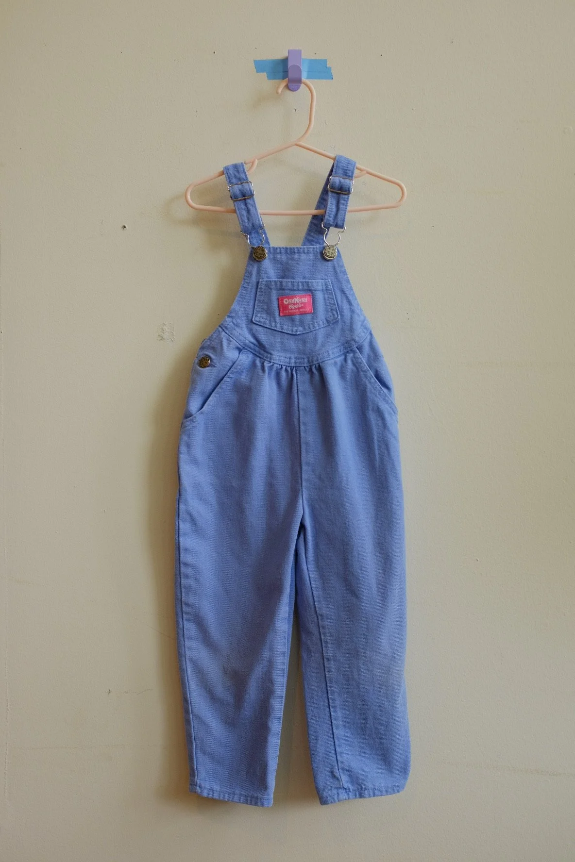 Oshkosh Purple Denim Paper Tag Made in The USA 4T