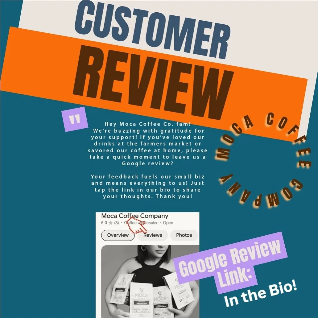 Google Review Link in Bio &amp; Insta story! Thank you in advance for the love! 🤎