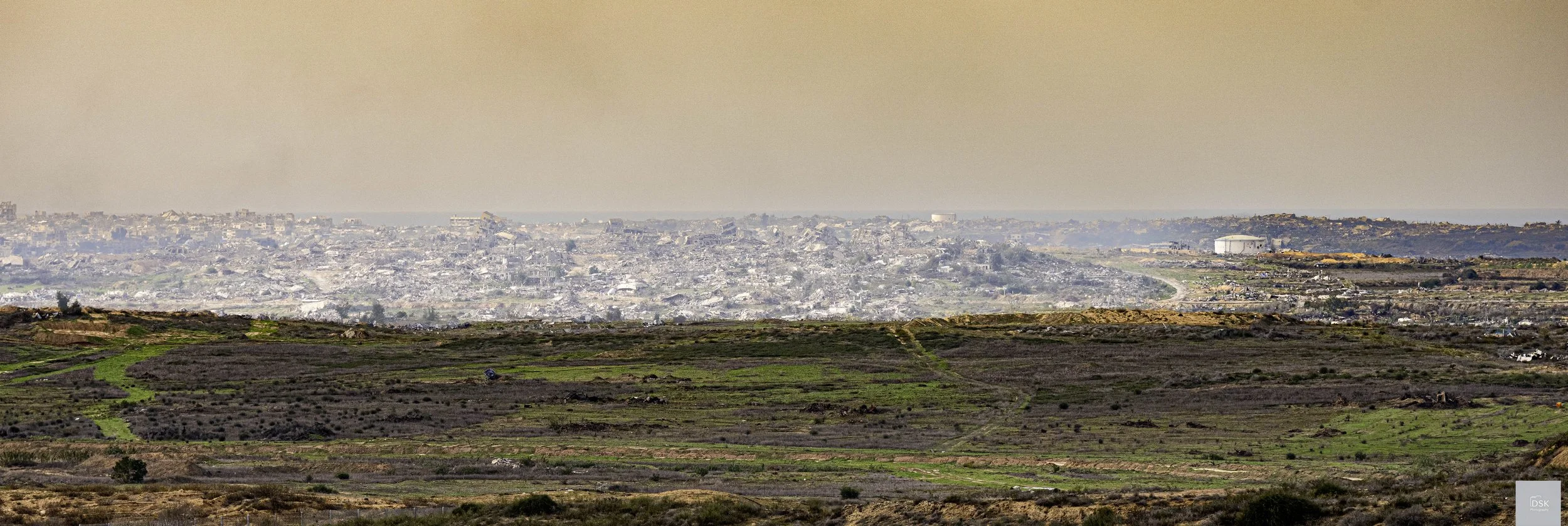 S'derot Lookout over Gaza