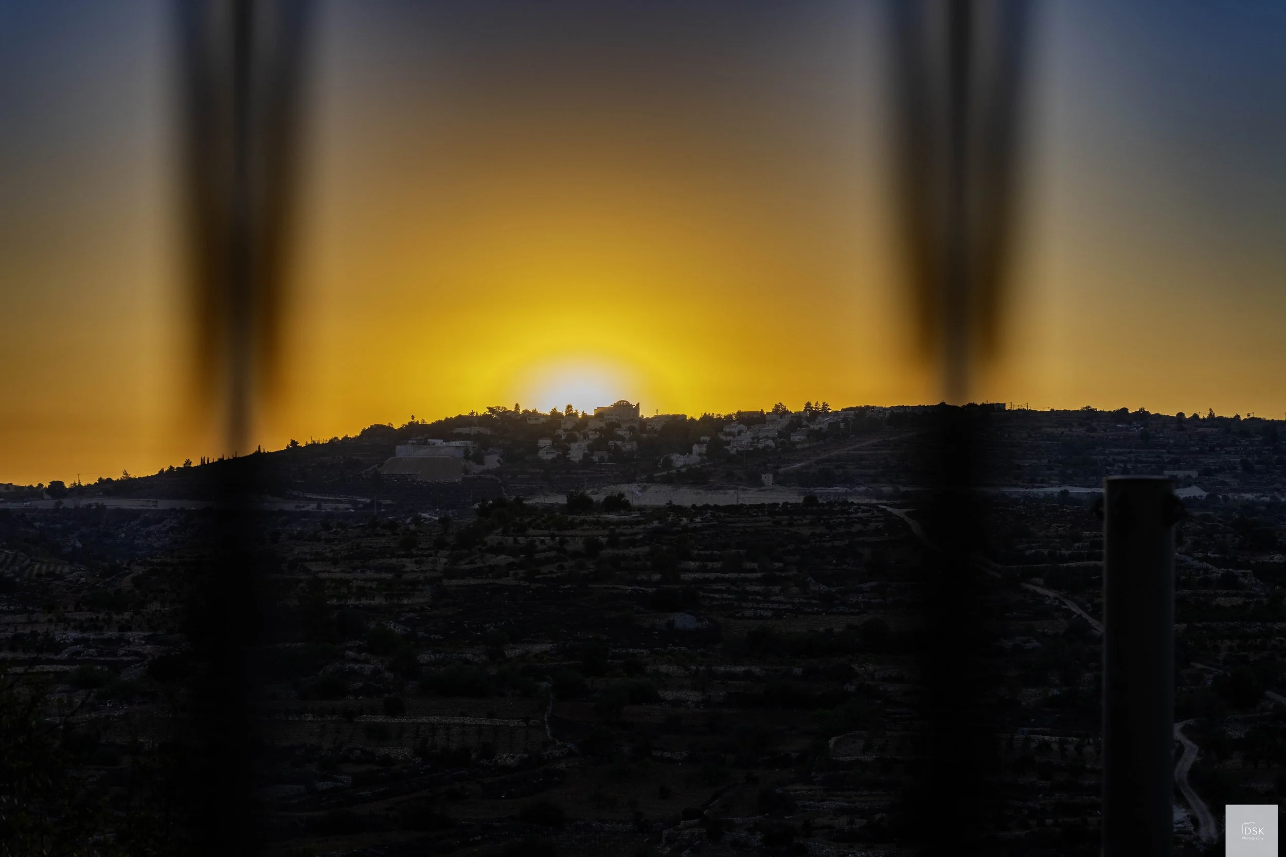 Sunset over Efrat