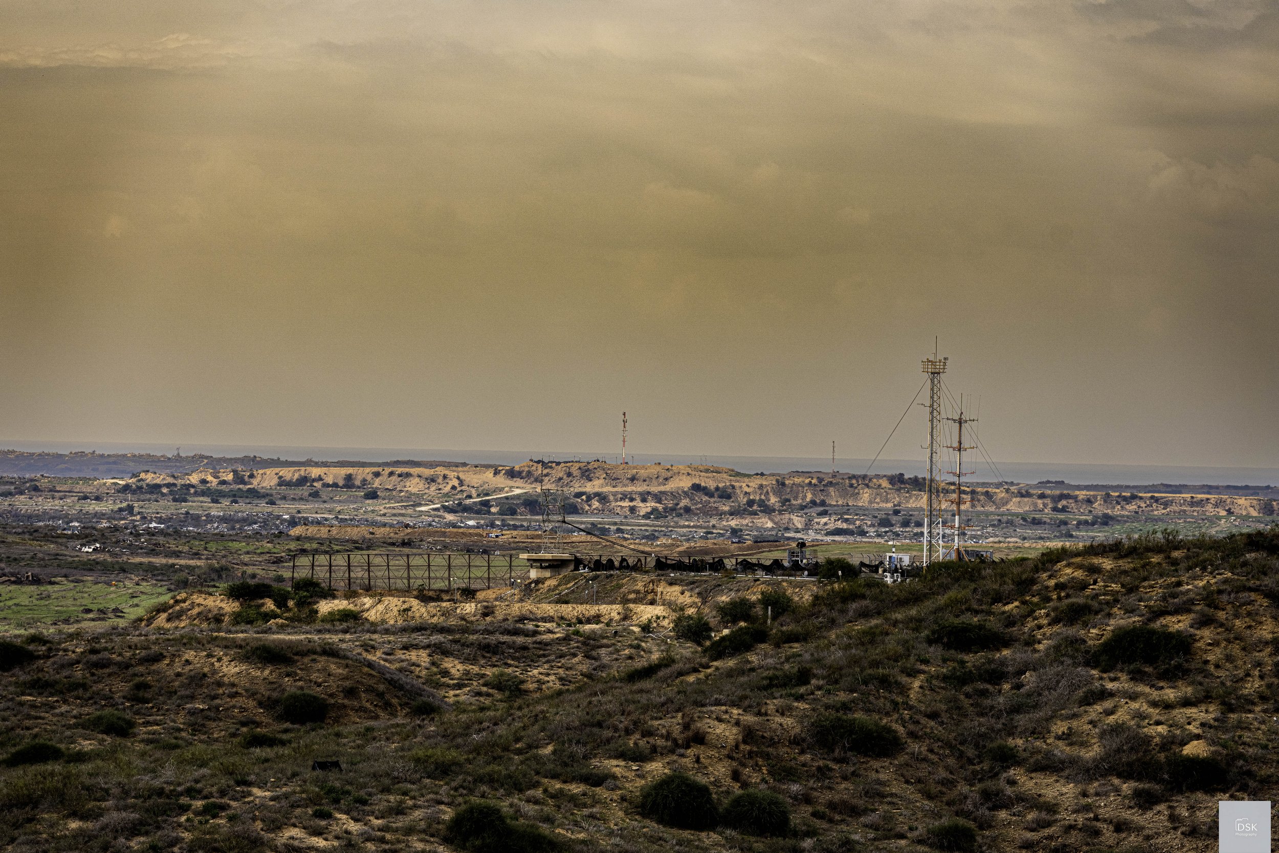S'derot Lookout over Gaza