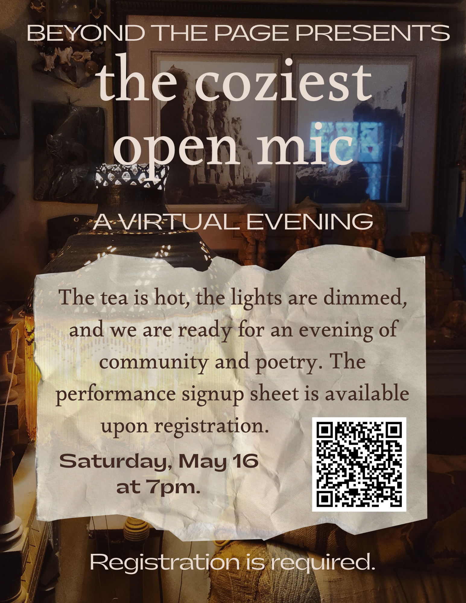 The Coziest Open Mic: A Virtual Event