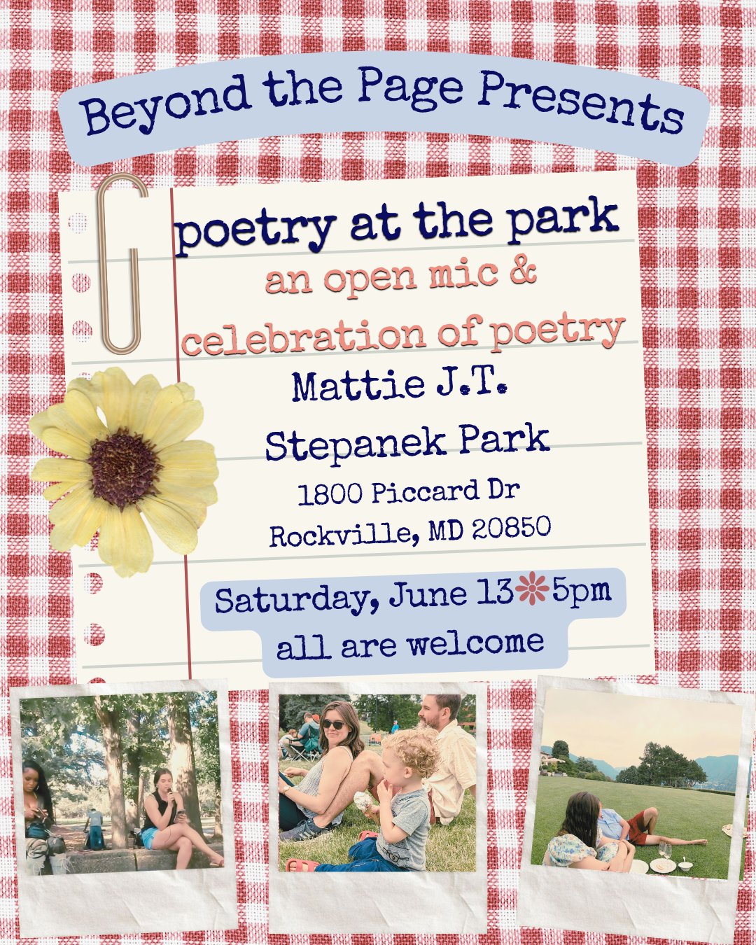 Poetry at the Park