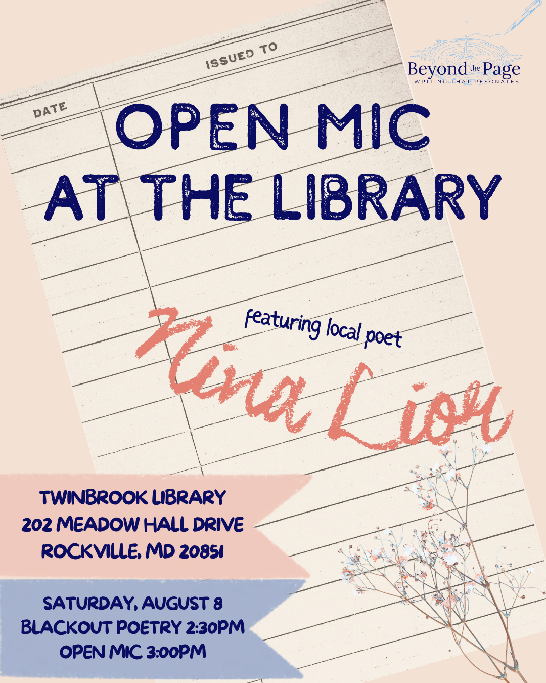 Open Mic at the Library