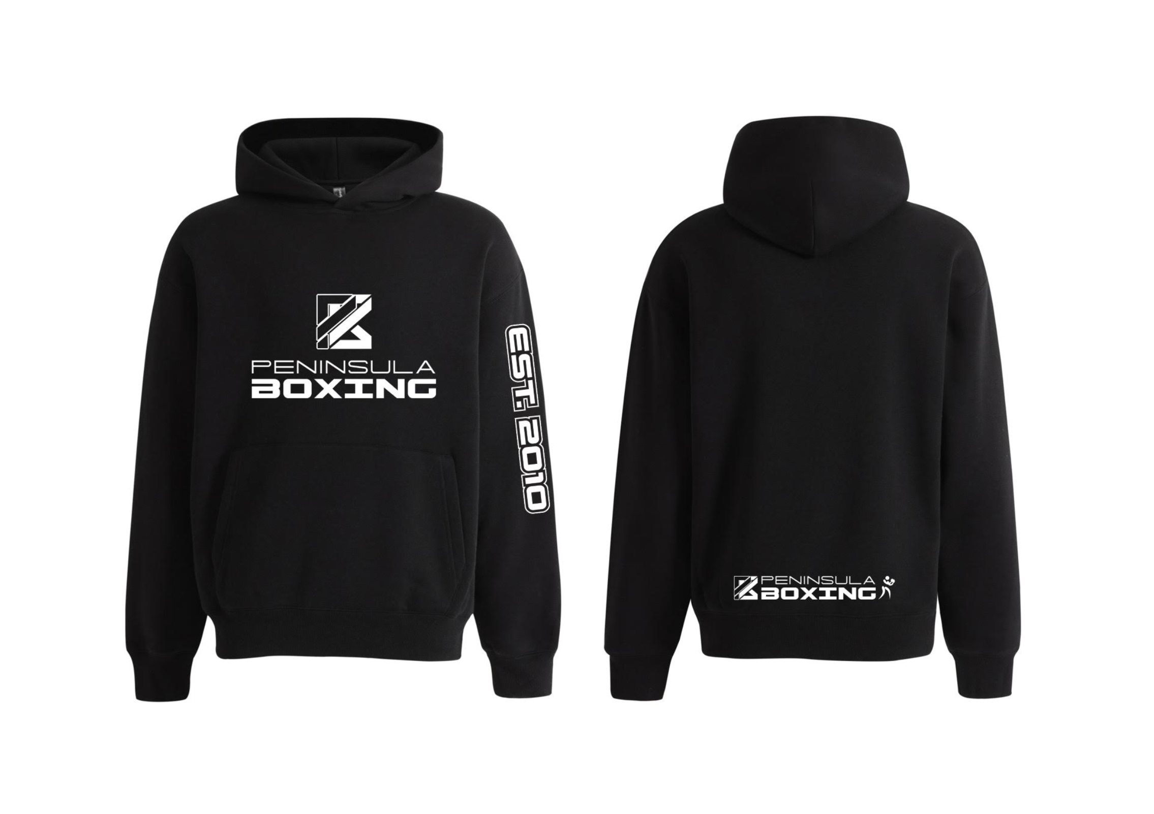 Peninsula Boxing Hoodie Black.png