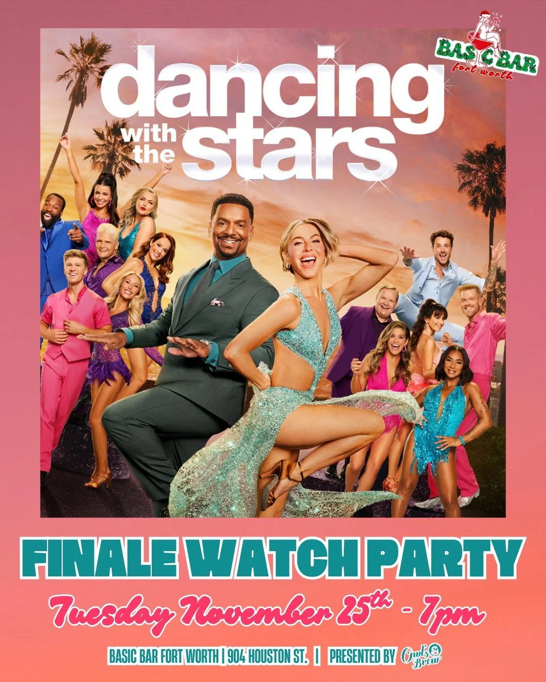 Join us for our DWTS Finale Watch Party! Next Tuesday, November 25th at 7pm! ✨💃🕺