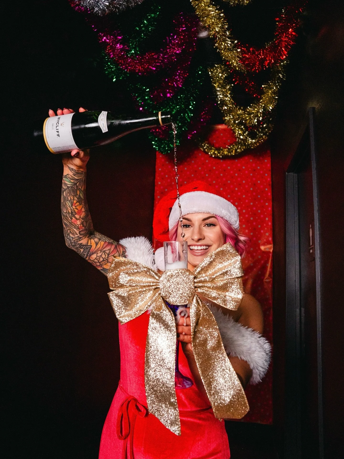 Pop the bubbly! It&rsquo;s Christmas Eve EVE! 🍾 

We&rsquo;re pouring late tonight until 2am, hosting Ugly Sweater Christmas Karaoke Wednesday night, and closing it all out with a Christmas Day after party from 8pm&ndash;2am!
