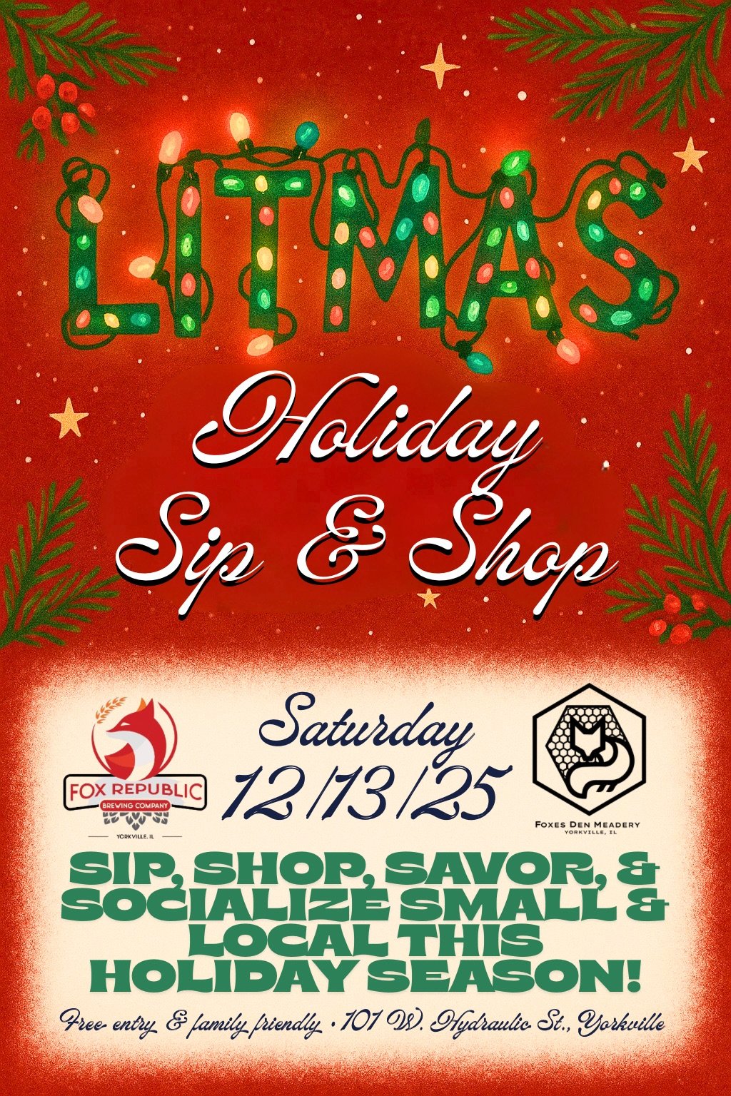 Curated Collections Presents: Litmas Holiday Sip &amp; Shop