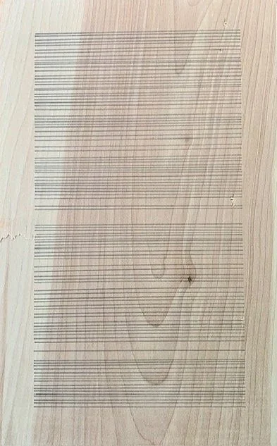 Grain, 7.5x12, Pencil on Wood, 2024