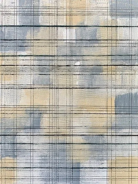 Fabric, 9x12, Acrylic, Charcoal, & Pencil on Wood Panel, 2025