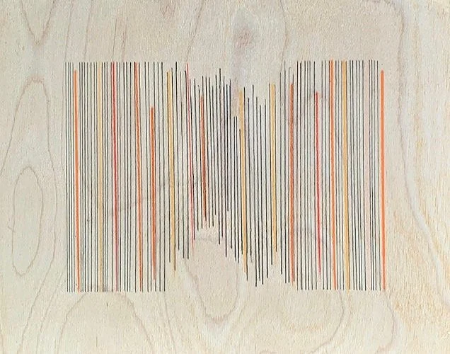 Grain 2, 8x10, Pencil on Wood Panel, 2025