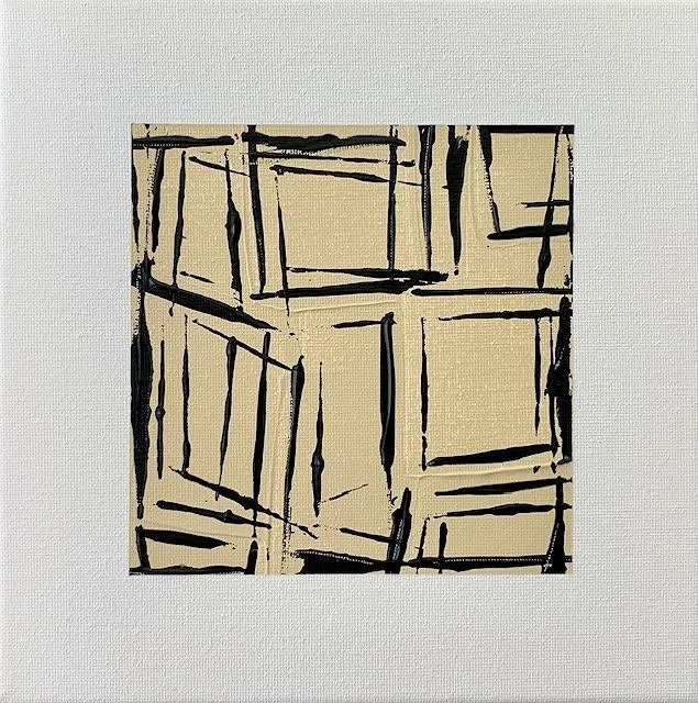 Boundaries, 8x8, Acrylic on Canvas, 2025