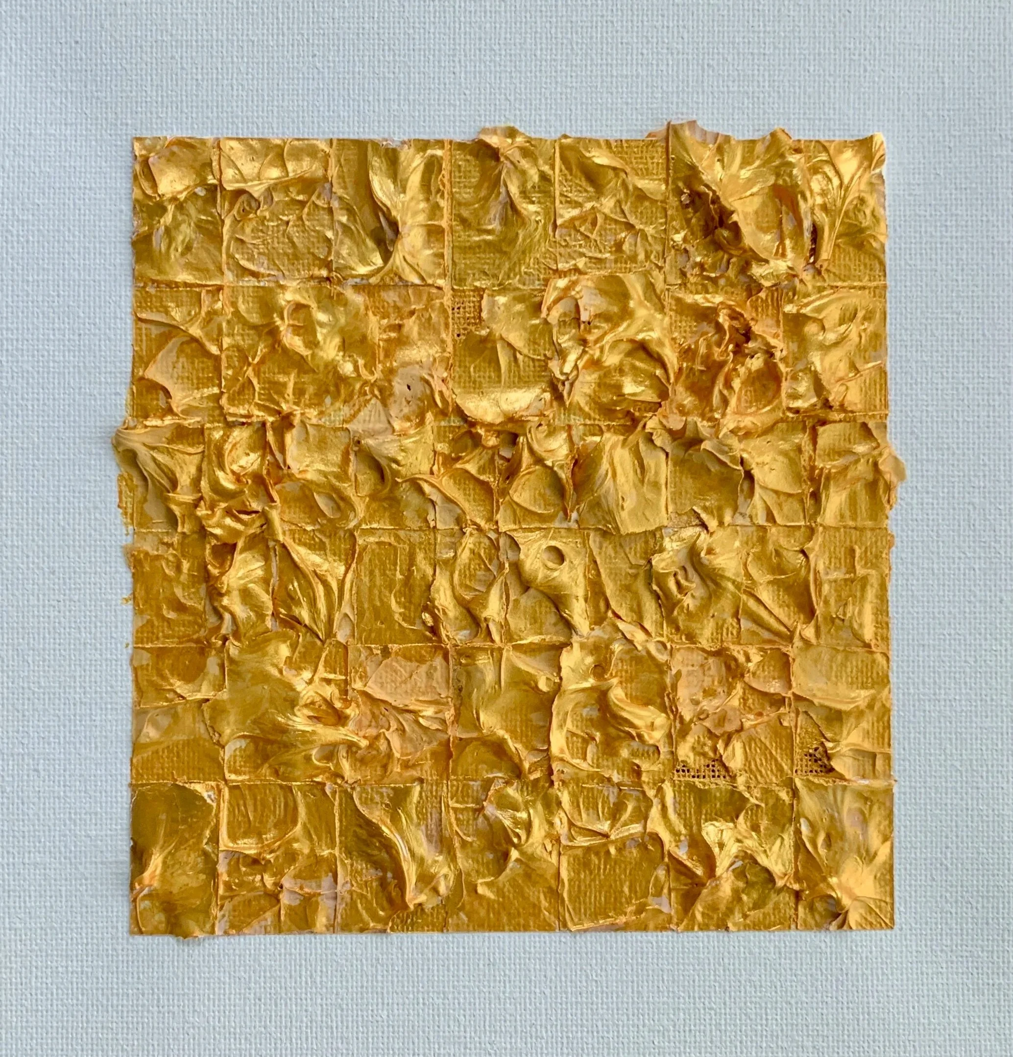 Gilded, 8x8, Acrylic on Canvas, 2026