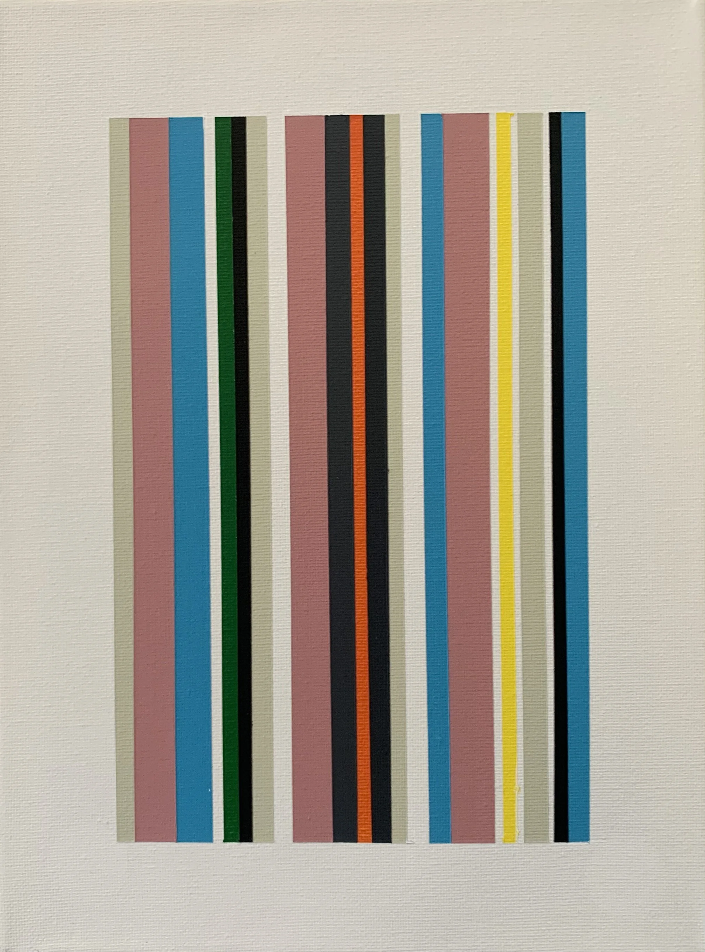 Color 100102546, 9x12, Acrylic on Canvas, 2025