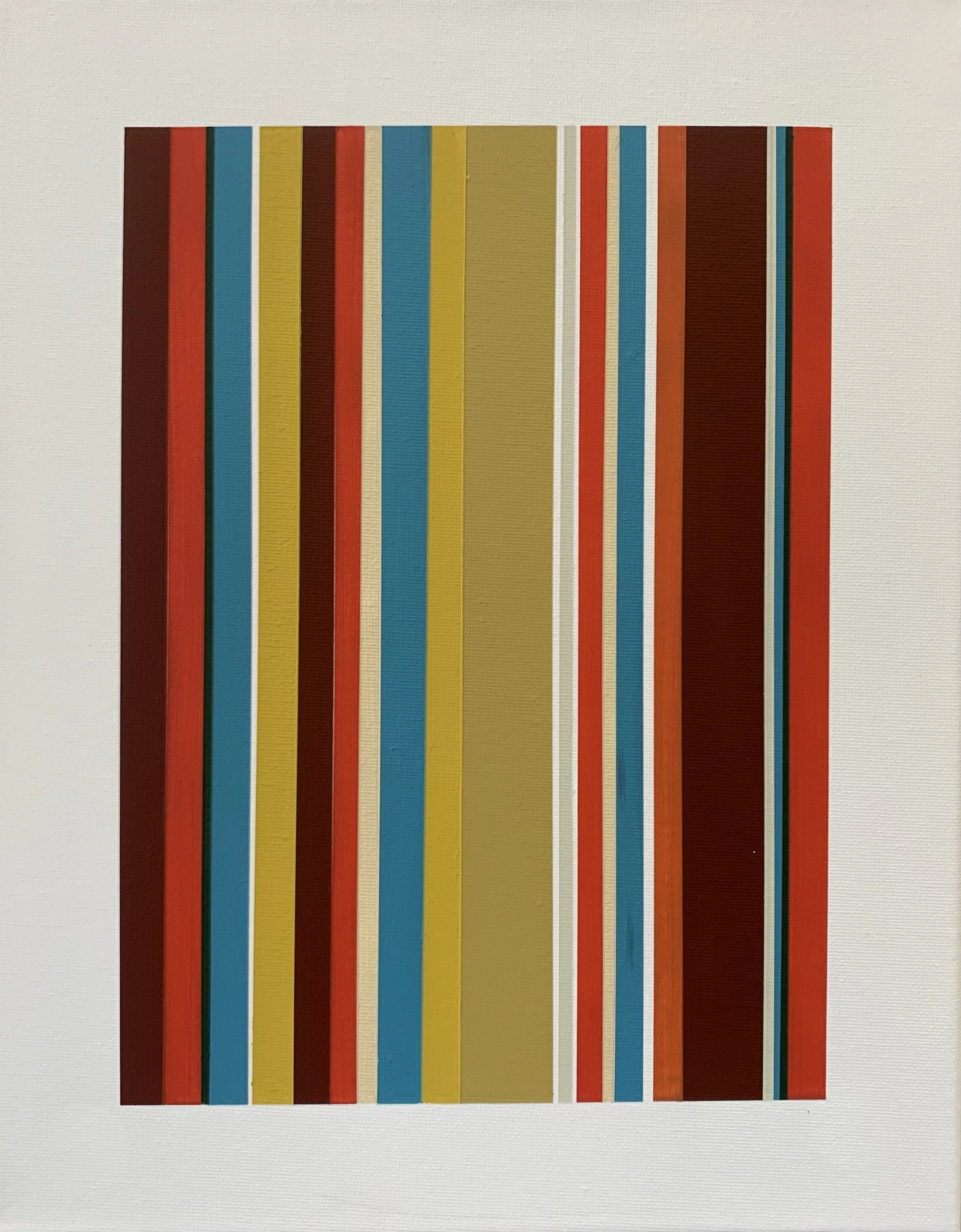 Color 100102547, 11x14, Acrylic on Canvas, 2025