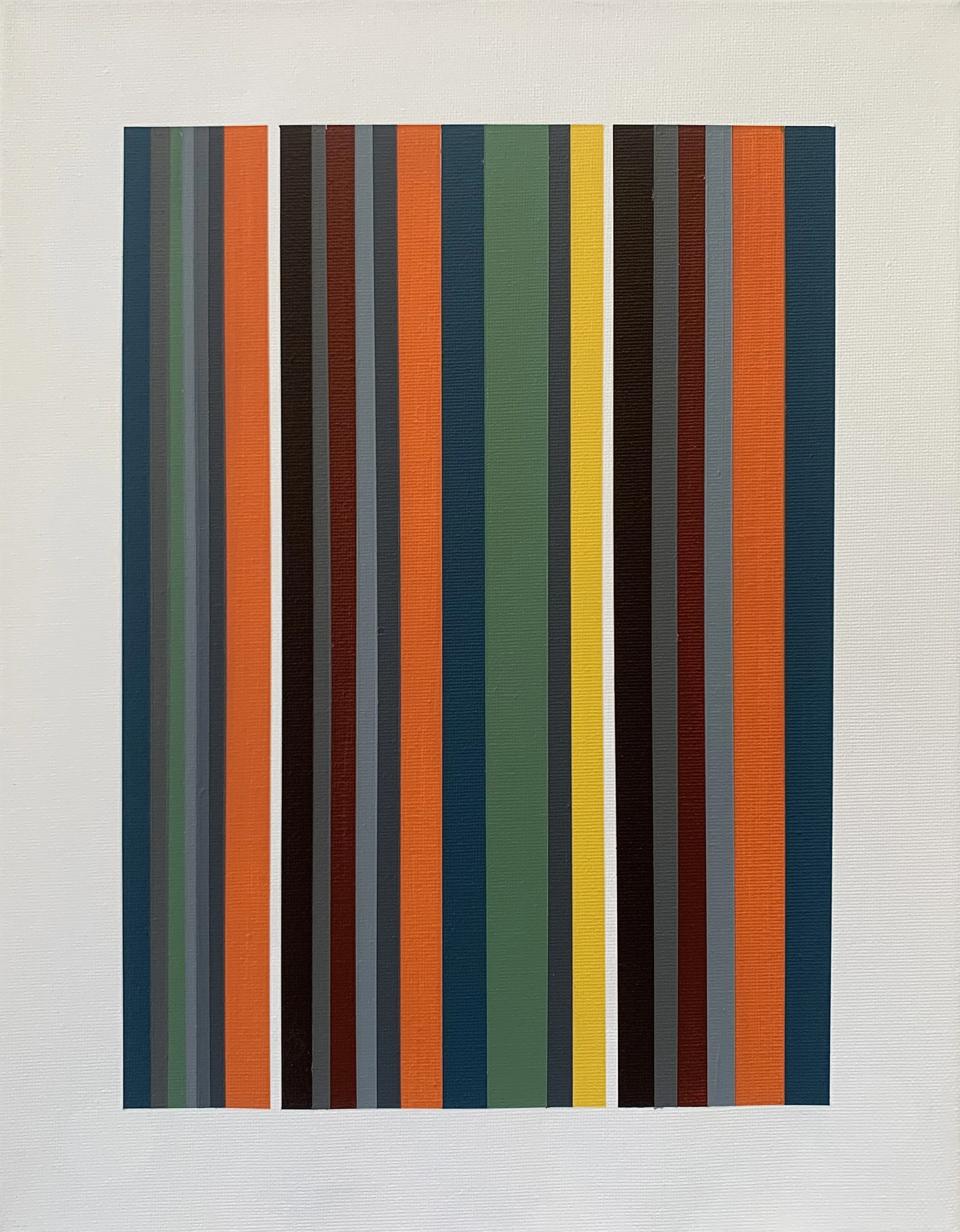 Color100102552, 11x14, Acrylic on Canvas, 2025