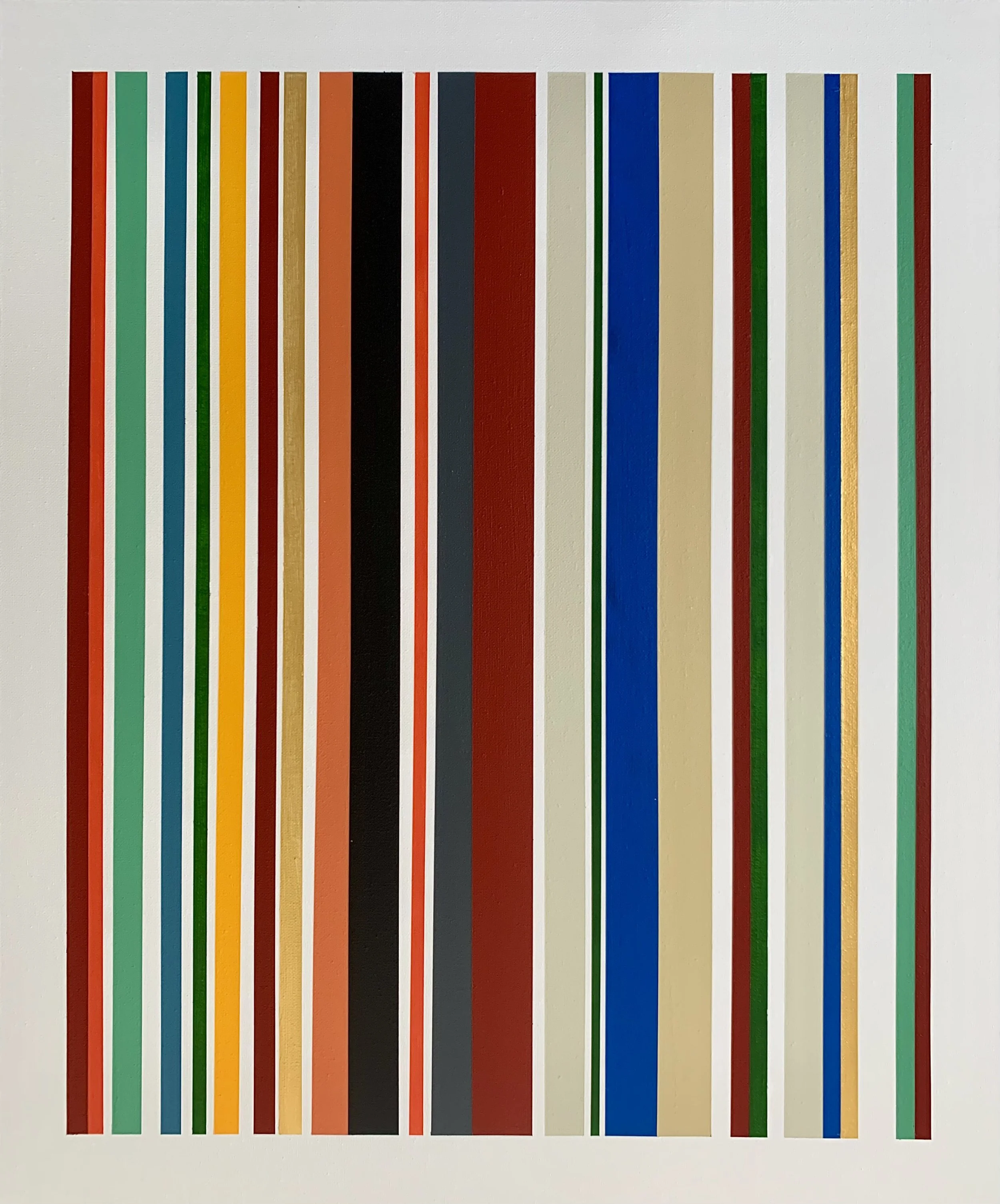 Color 100102541, 20x24, Acrylic on Canvas, 2025