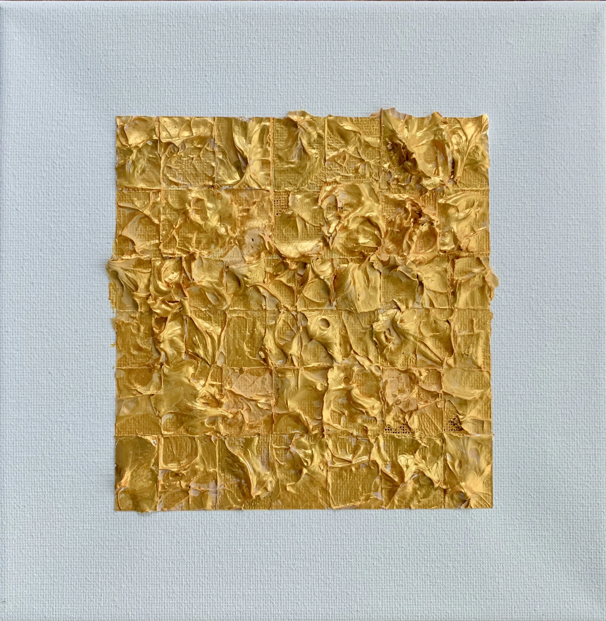 Gilded, 8x8, Acrylic on Canvas, 2026