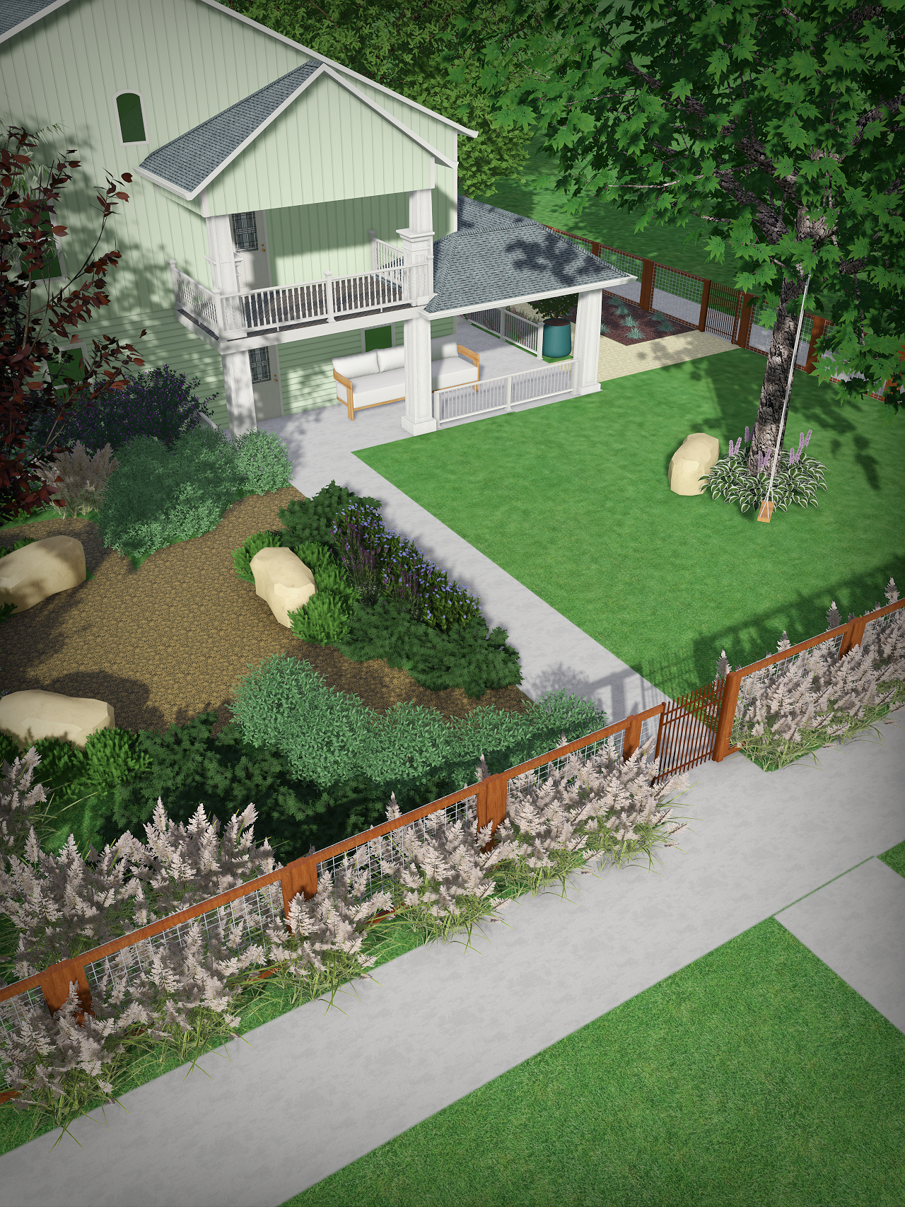 7. Eastern Lawn (Front Yard - Eastern Side).png