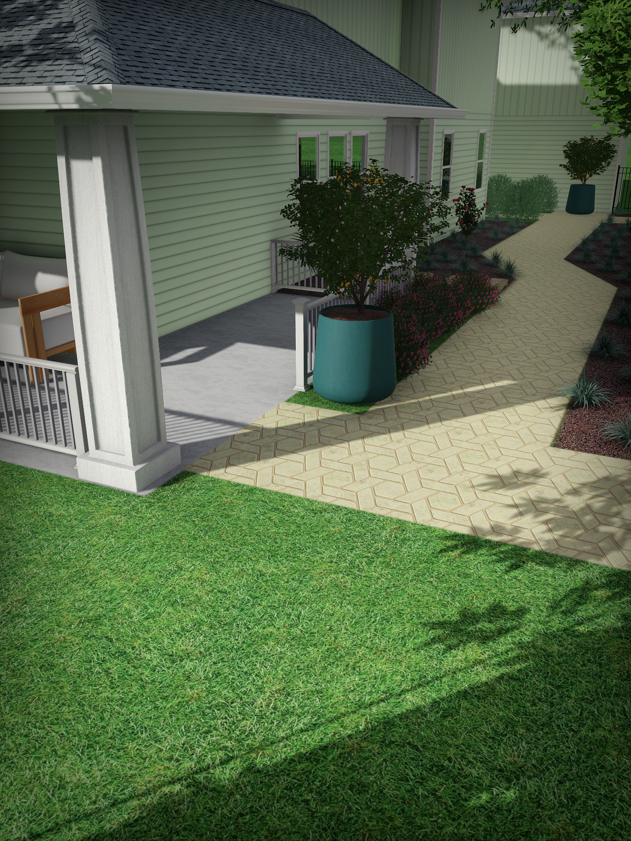 11. Primary Pathway & Shaded Side Garden - Entry Focal Point.png