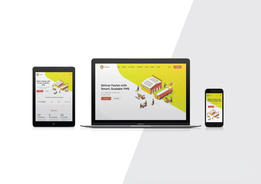 Landing Page | Mobile App | UI