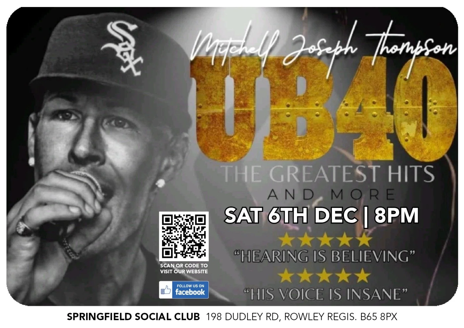 UB40 Tribute with Mitchell Joseph Thompson