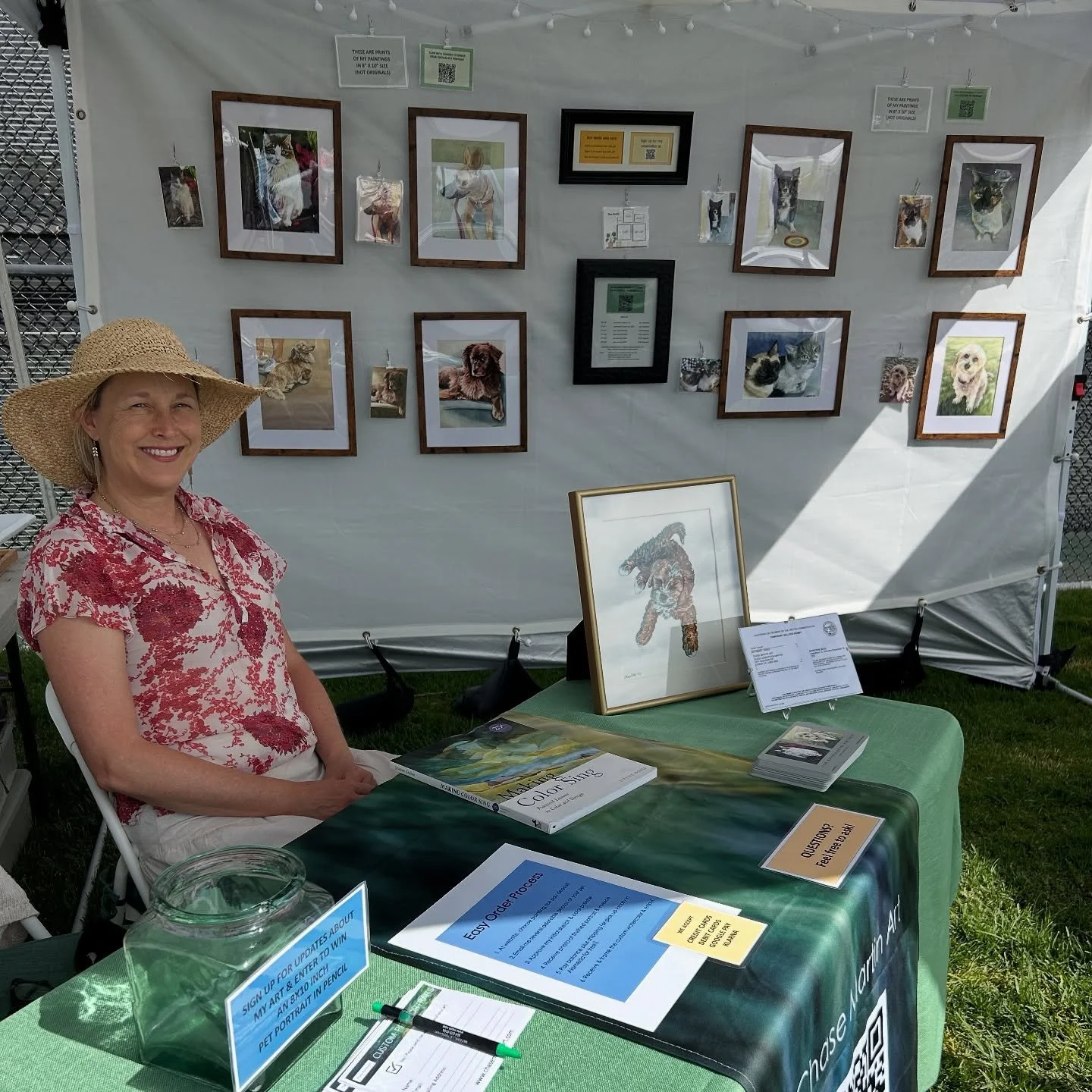 I had a great time this past Saturday at the #DublinSplatter festival! I sold many watercolor pet portraits as well as several in pencil. I&rsquo;m particularly looking forward to painting a gorgeous black-and-white rabbit.  Stay tuned!

@cityofdubli