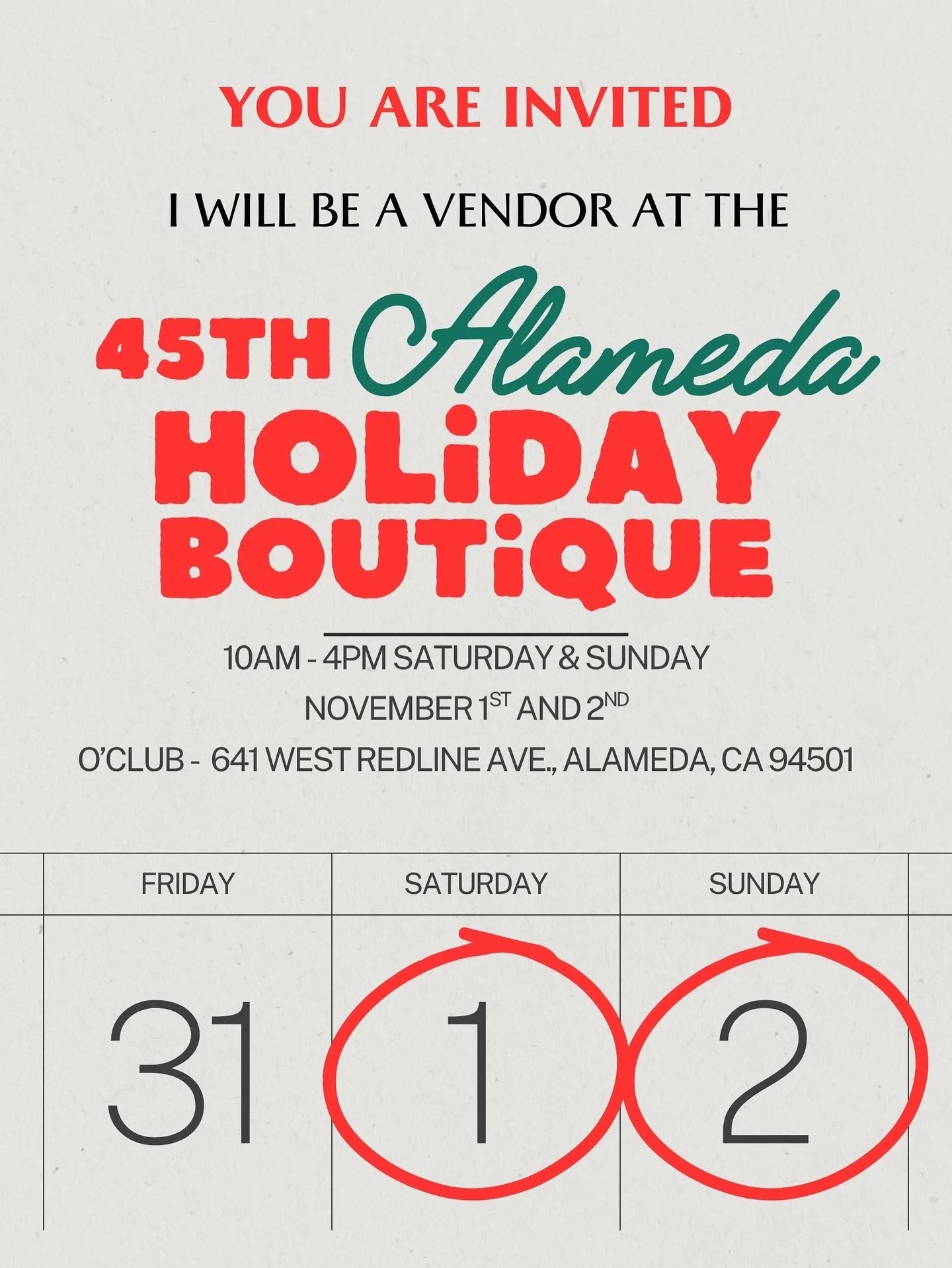Looking forward to participating in the 45th annual Alameda holiday boutique!

#petportraitartist #eastbayartist @alamedaholidayboutique #christmaspresents #petportrait #petlovers #eastbayholidaymarkets