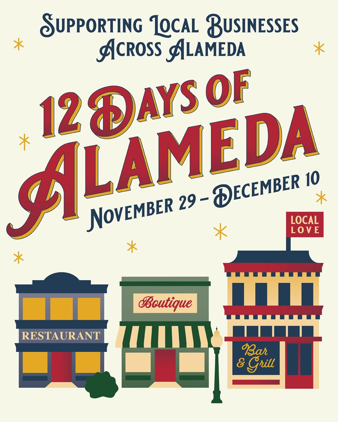 Proud to be participating in Alameda&rsquo;s 12 Days of Christmas promotion, celebrating our local businesses! I am happy to be a part of the wonderful and diverse Alameda business community. 

Thank you City of Alameda for organizing.
 

@loveourisl