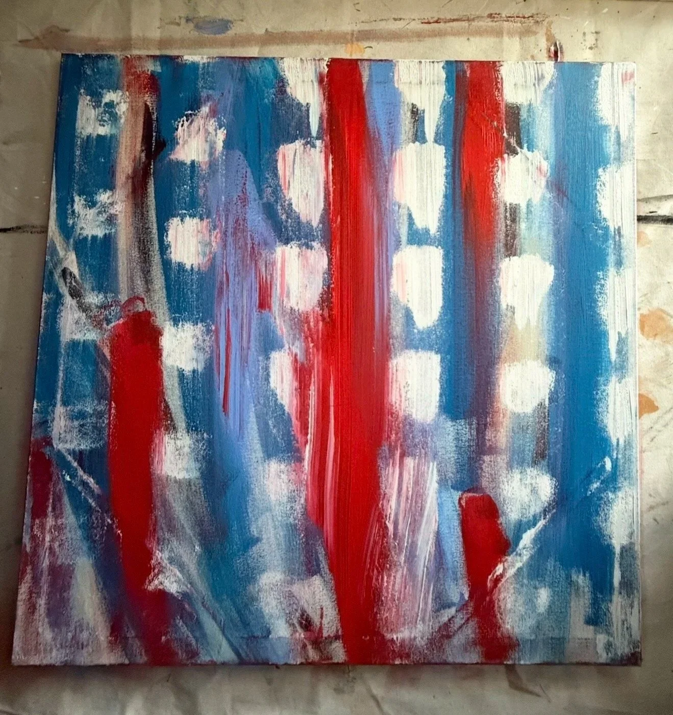 NO. 13, "FROZEN HEARTS" | acrylic on canvas° 30" x 40" 