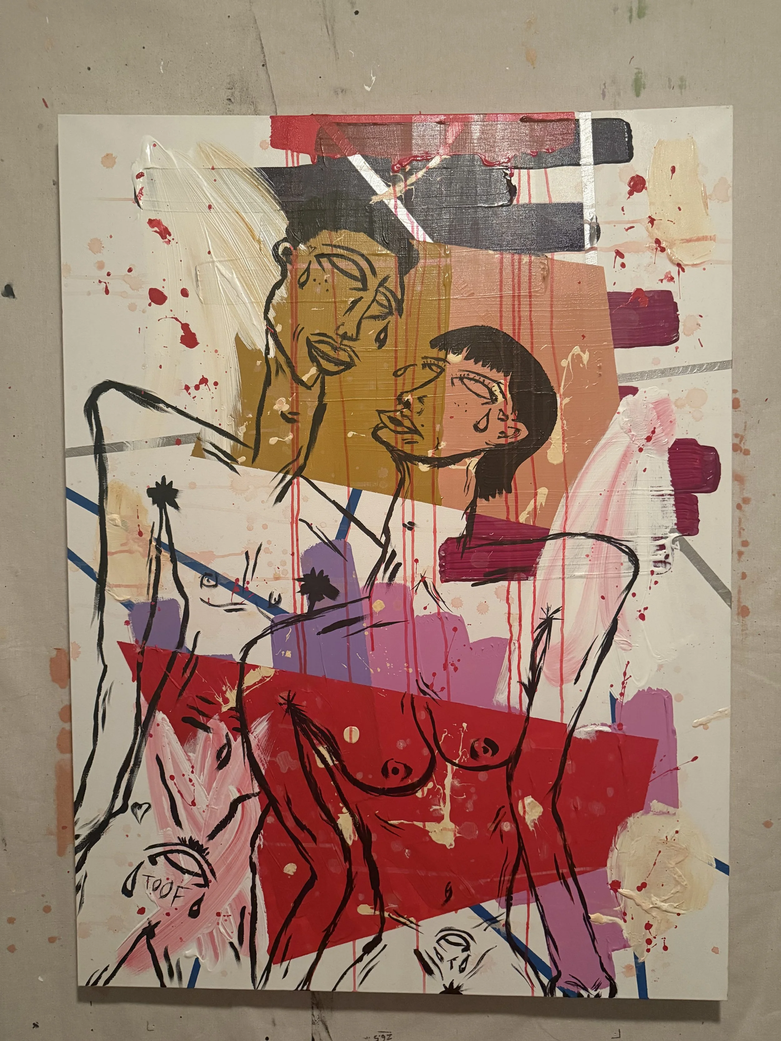 NO. 4, "LOVESICK" | acrylic on canvas° 30" x 40"