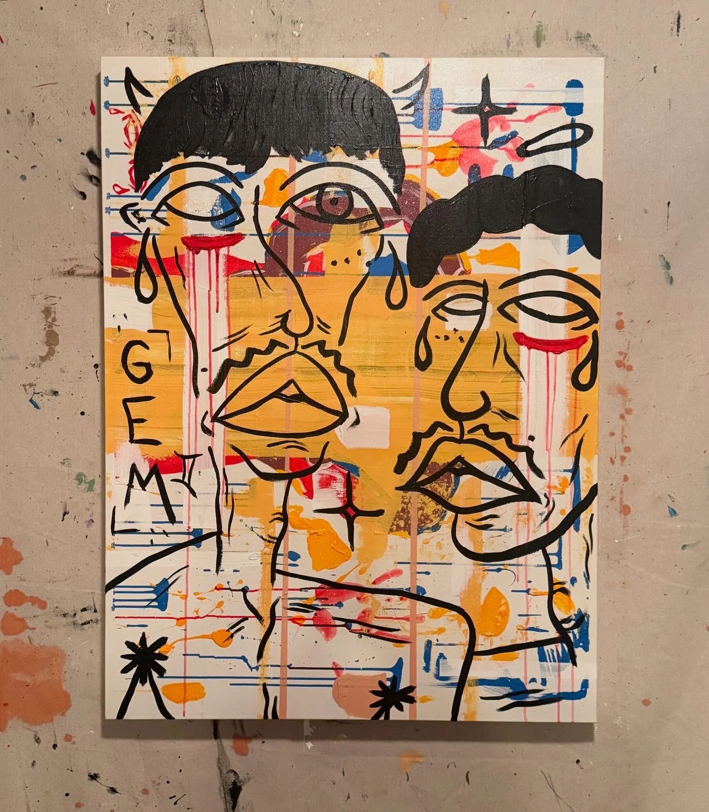 NO. 10, "GEM" | acrylic on canvas° 30" x 40"