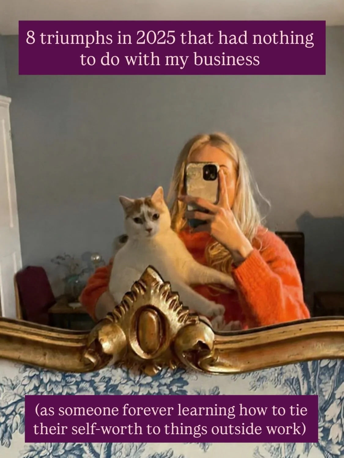 Hands up who&rsquo;s been guilty of tying their self-worth to their business performance or professional achievements? 

In a world that celebrates hustle and a capitalistic culture of more more more (while simultaneously defunding the arts 🫠) it ca