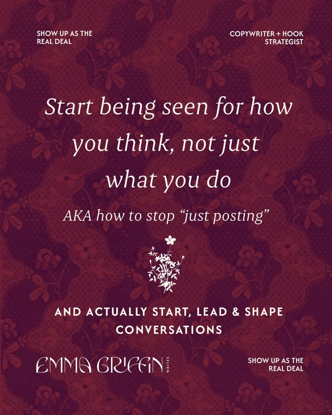 No one I work with is short on experience.

But they&rsquo;re often lacking the right language to articulate their expertise in a way it lands. 

Which is why they often resort to posting value-content &mdash; which might be helpful, but doesn&rsquo;