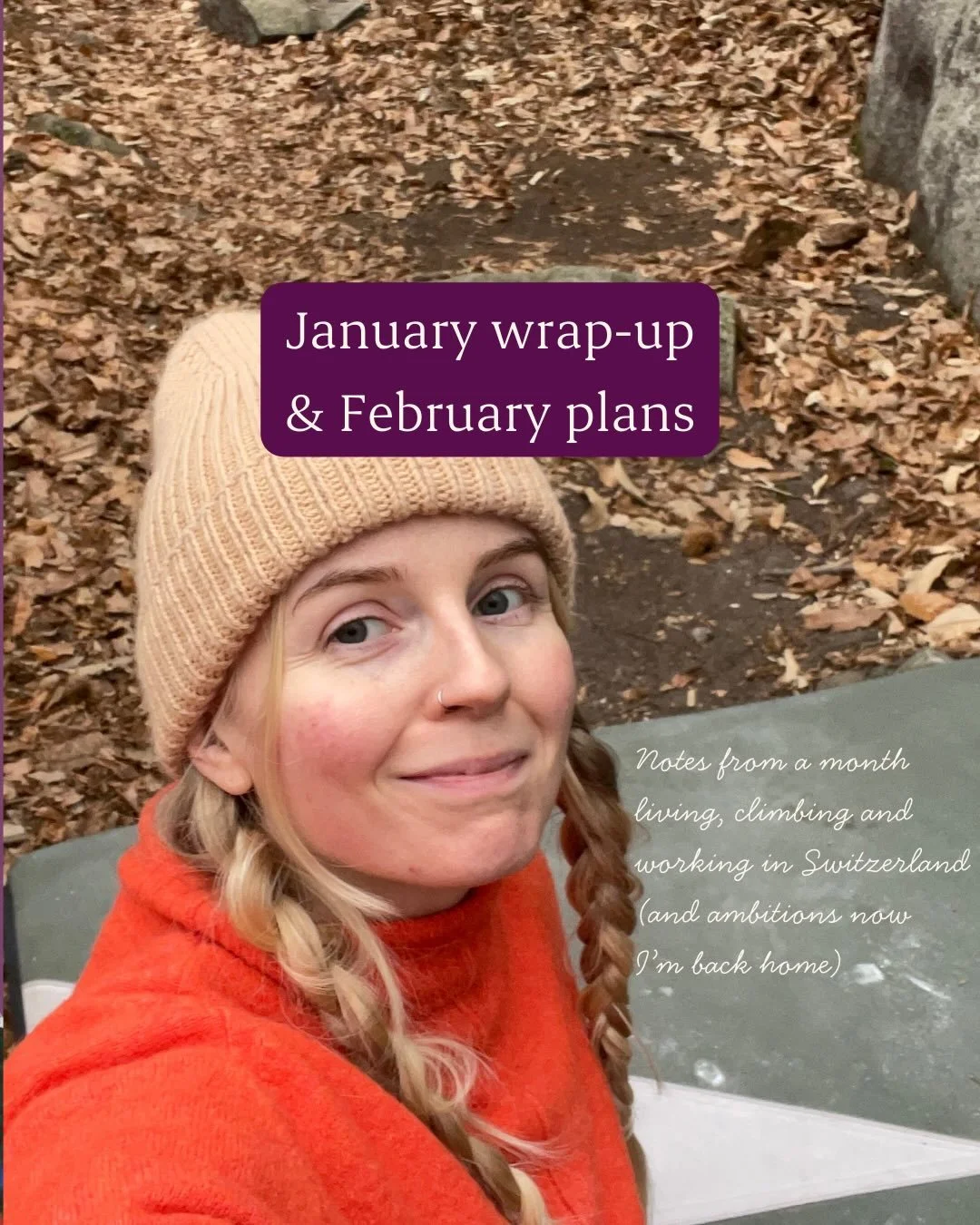 January has been BUSY.

Yesterday we got back from five weeks in Europe (1 week in France over new year, then 4 weeks in Switzerland to climb). 

And yes, we brought the cats with us as per usj!

Living, climbing and working every day from a differen