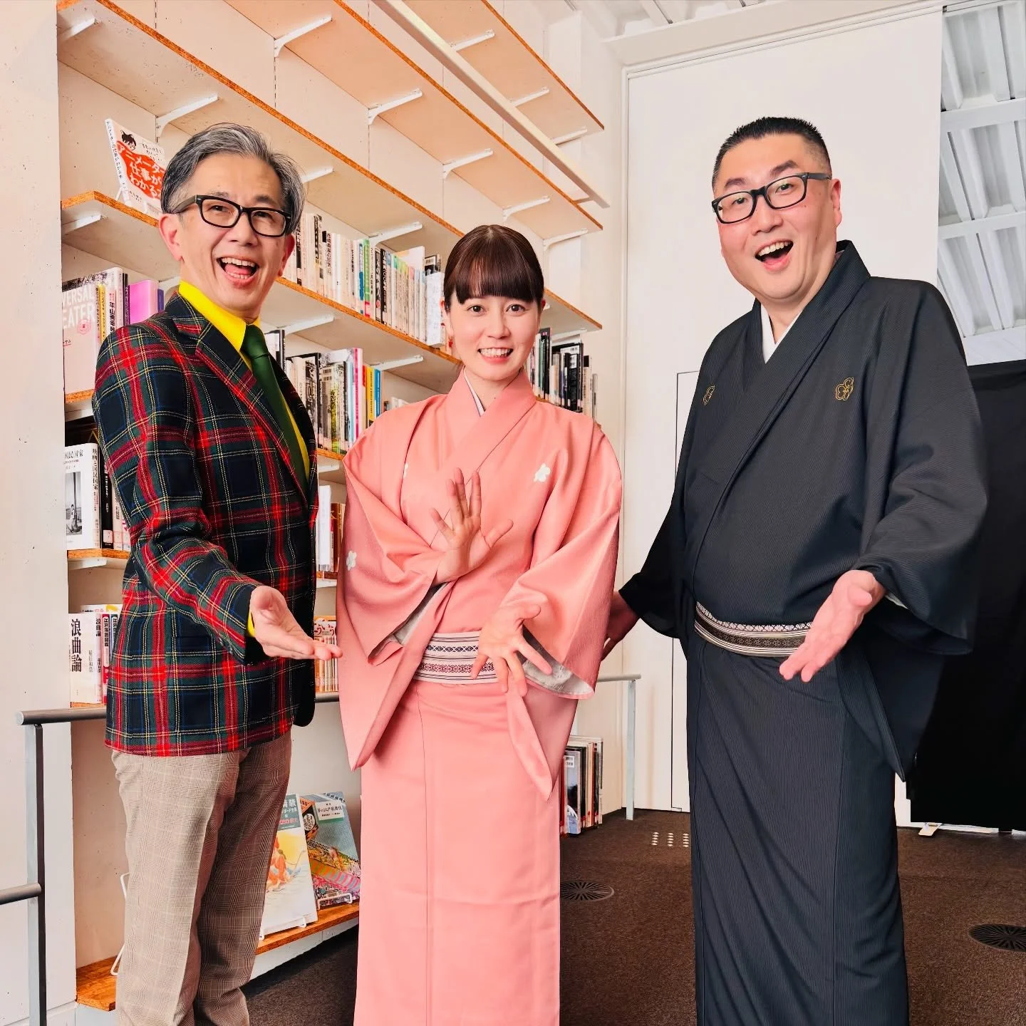 ⁡
2026年1月17日(土)群馬県へ🚃💨
太田市美術館・図書館にて
「えきまえ寄席」
⁡
出演させていただきました‼️
1部、2部共に満員御礼🙇&zwj;♀️

誠にありがとうございました😆✨
⁡
 #三遊亭歌奴 師匠
 #寒空はだか 先生
 #金原亭杏寿 
 #落語会