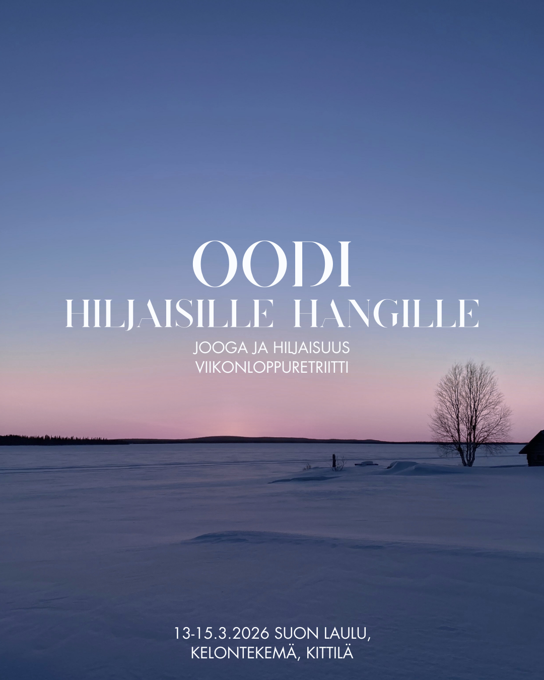 Oodi Hiljaisille Hangille