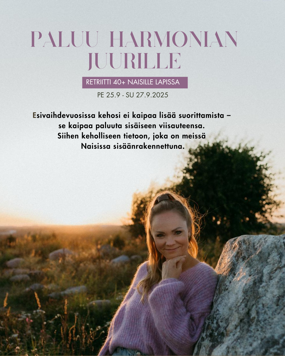 Paluu Harmonian Juurille