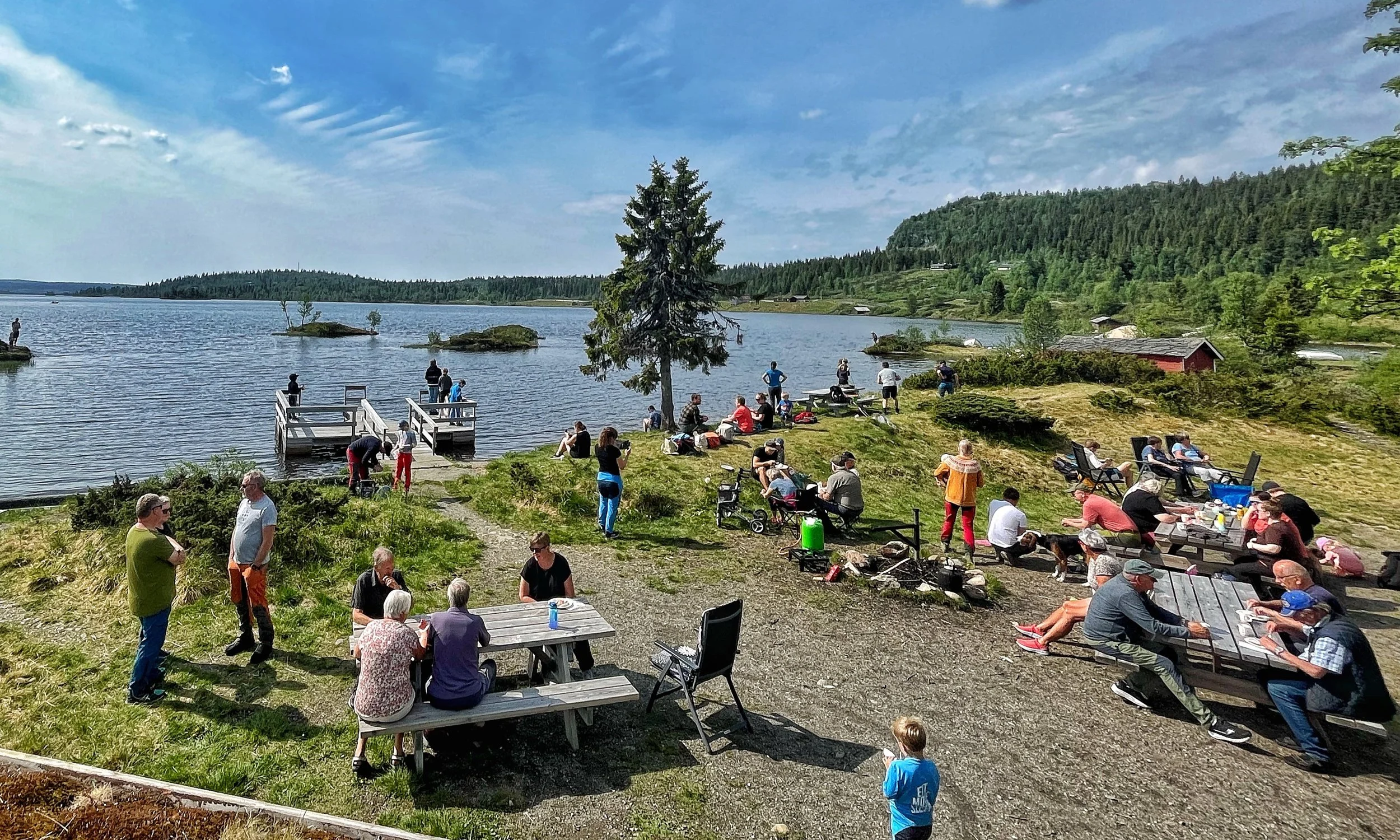 Fiske- og friluftsdag ved Våsjøen