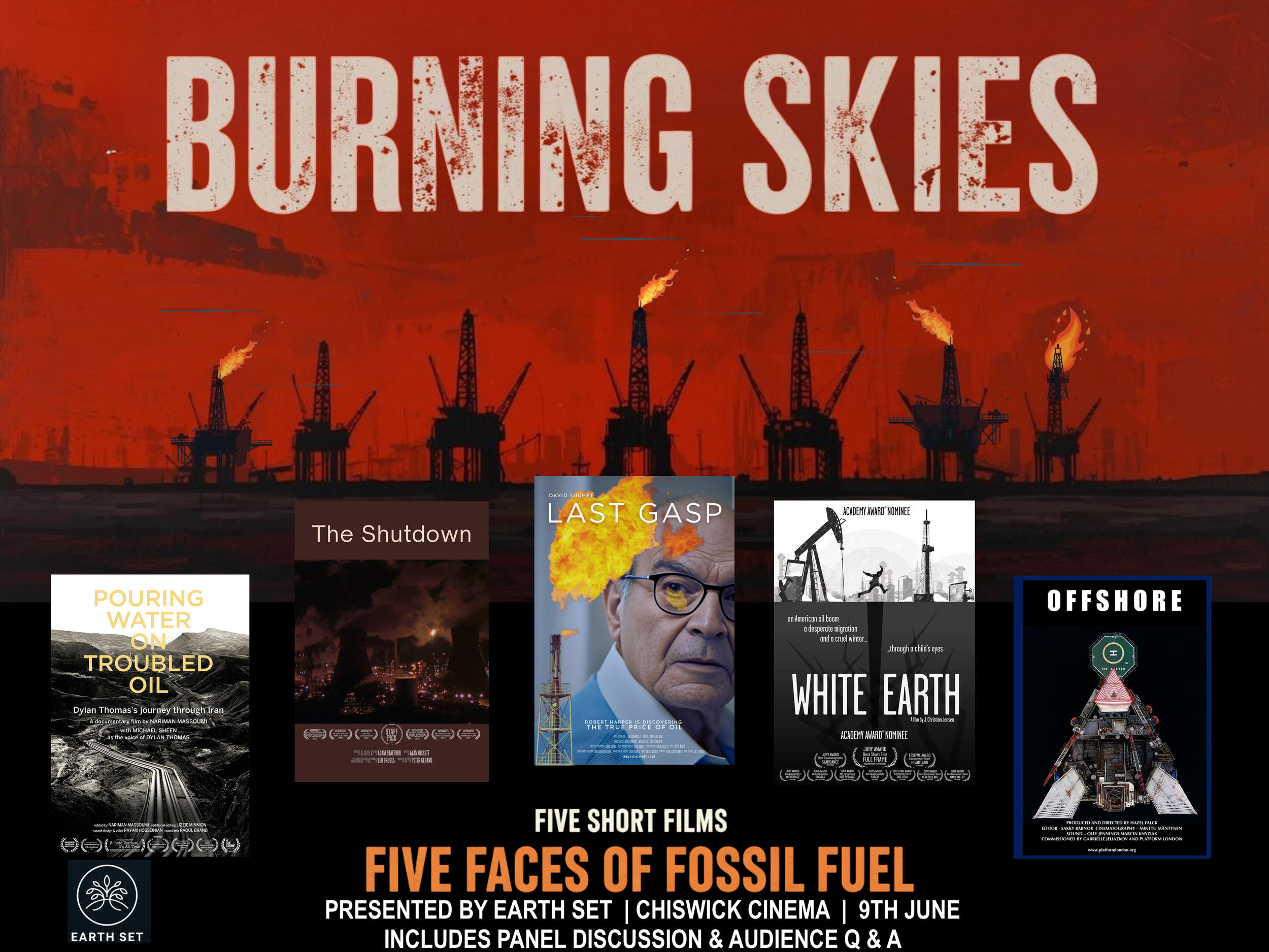 Earth Set Film Night: Burning Skies