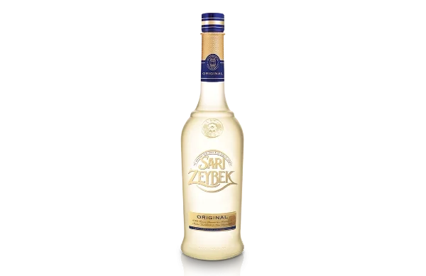 Eine Flasche Sarı Zeybek Original Likör