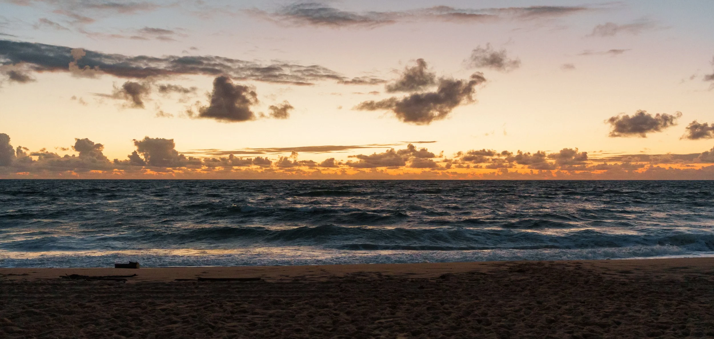 Couchers de soleil sur la plage