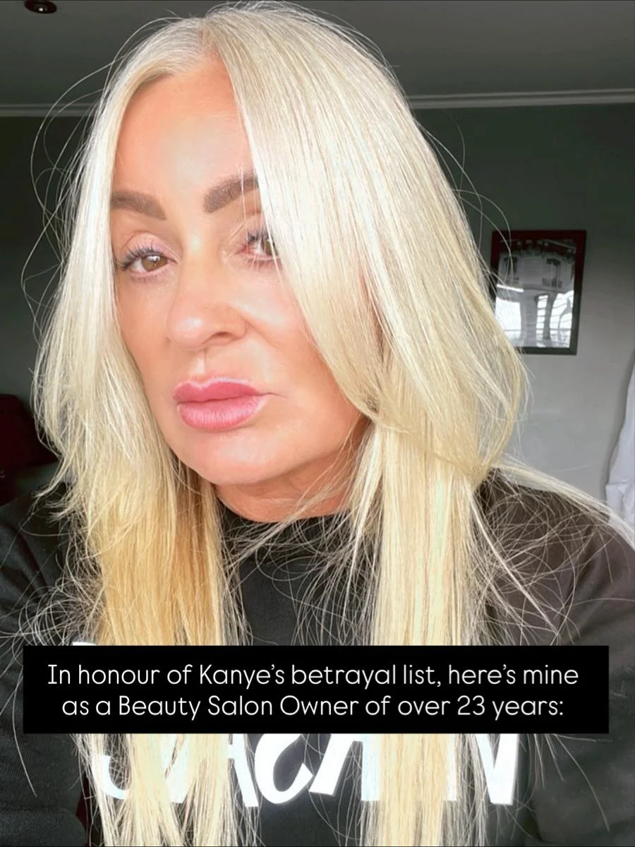 23 years in the industry and I’ve seen (and survived) it all 😅
Consider this my official betrayal list 💔
#SalonOwnerLife #BeautyIndustry #SalonHumour #AestheticIndustry #BeautyTherapistLife #BehindTheSalonDoor #SalonReality #BeautyProfession